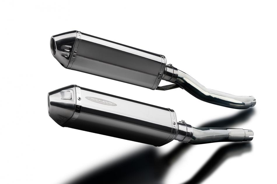 YAMAHA XJ600S XJ600N DIVERSION 1992-2004 Echappement Pot 320mm Tri-Ovale Inox