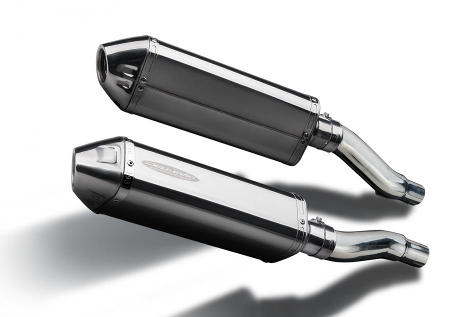 KAWASAKI GPZ500S GPZ400S 1987-2007 Echappement Silencieux 320mm Tri-Ovale Inox