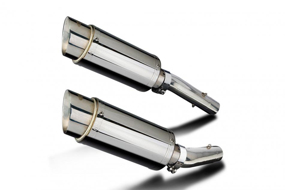 APRILIA RSV1000 R/FACTORY 2004-2010 Echappement Silencieux 200mm Rond Inox PISTE