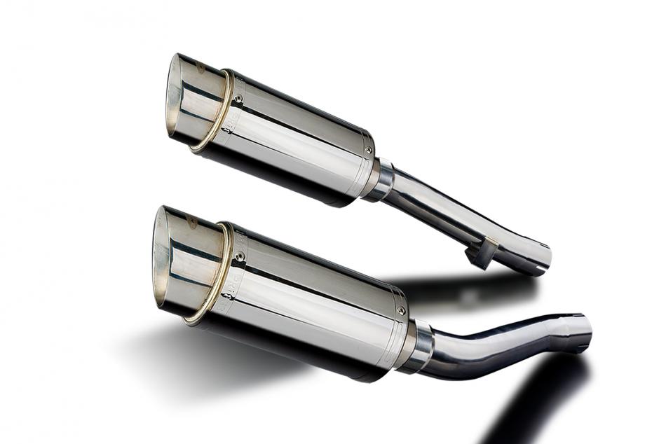 YAMAHA XJR1200 1995-1998 Echappement Silencieux 200mm Rond Inox PISTE