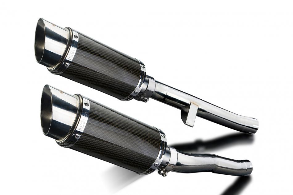 SUZUKI GSX1400 2001-2004 Echappement Silencieux 200mm Rond Carbone PISTE