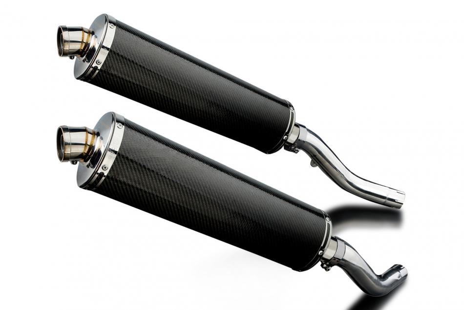 KAWASAKI Z1000 2003-2006 Echappement Silencieux 450mm Ovale Carbone