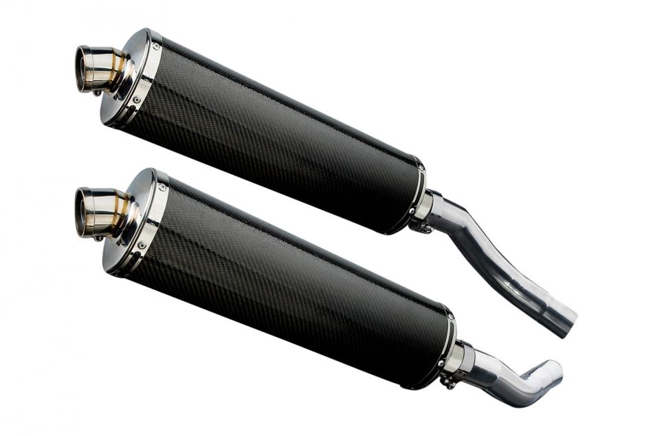 Honda ST1300 ABS Pan European 02-17 Echappement Silencieux 450mm Ovale Carbone