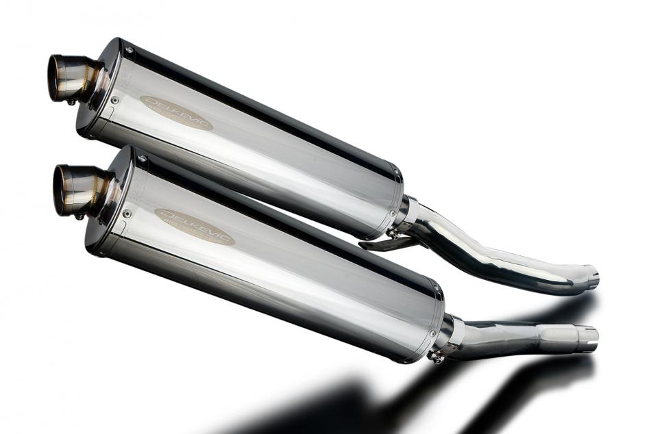 YAMAHA XJ600S XJ600N DIVERSION 1992-2004 Echappement Silencieux 450mm Ovale Inox