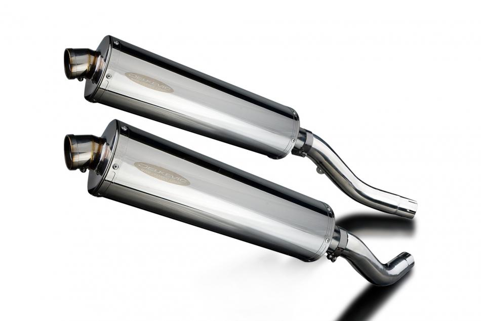 KAWASAKI Z1000 2003-2006 Echappement Silencieux 450mm Ovale Inox