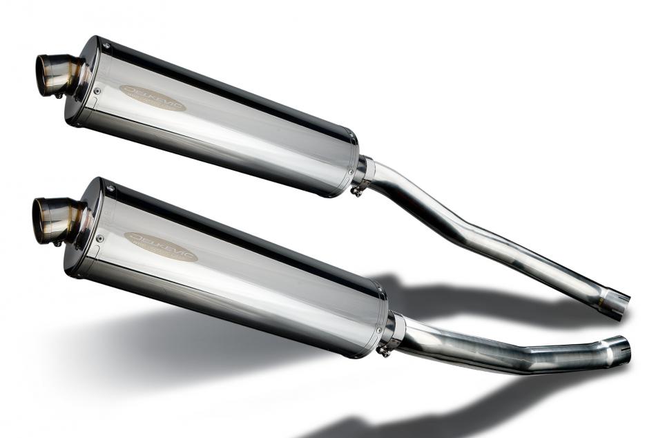 KAWASAKI ZZR1400 NINJA 2008-2011 Echappement Silencieux 450mm Ovale Inox