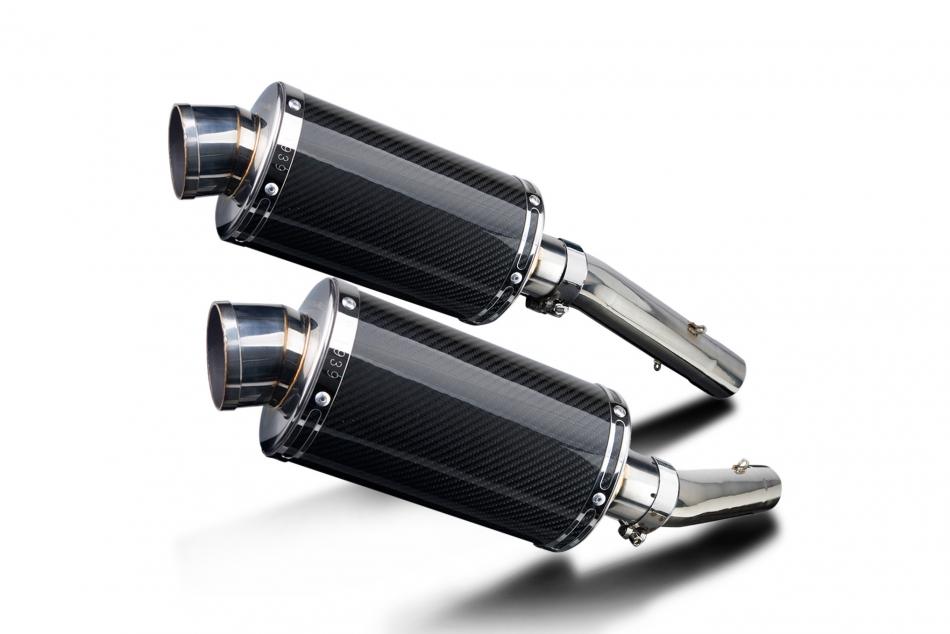 APRILIA RSV1000 R/FACTORY 2004-10 Echappement Silencieux 225 Ovale Carbone PISTE