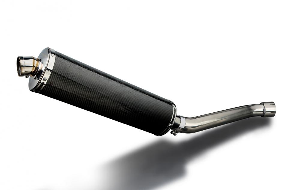 YAMAHA YZF-R1 02-03 Pleine Puissance Echappement Silencieux 450mm Ovale Carbone