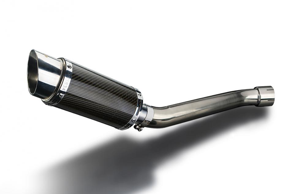 YAMAHA YZF-R1 02-03 PleinePuissance Echappement Pot 200mm Rond Carbone PISTE