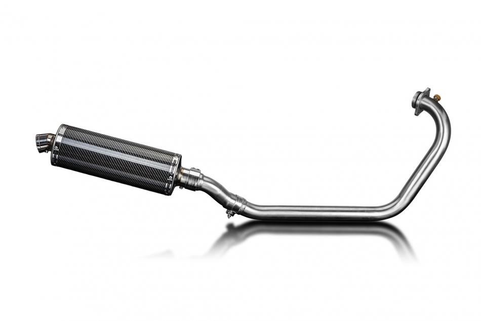 Triumph Scrambler 400X 24-25 Echappement Complet Silencieux 350mm Ovale Carbone