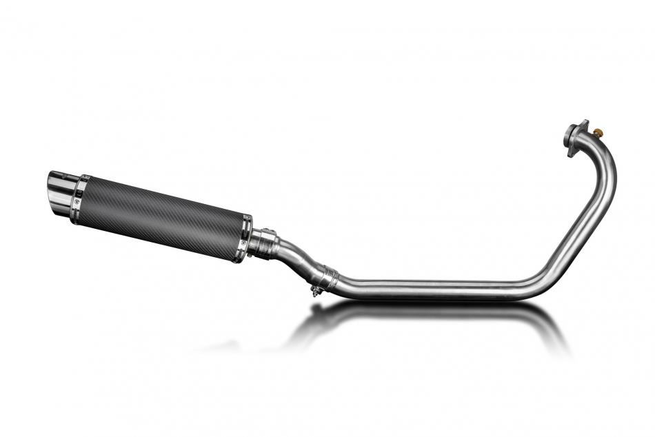 Triumph Scrambler 400X 2024-25 Echappement Complet Silencieux 350mm Rond Carbone