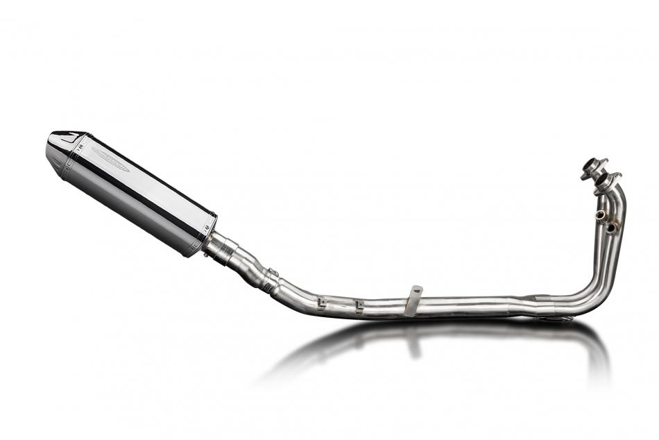 CFMOTO 450MT 2023-2025 Echappement Complet Silencieux 320mm Tri-Ovale Inox