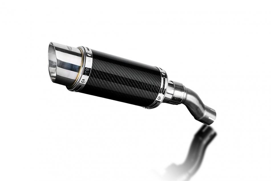 Triumph Speed 400 2024-2026 Echappement KIT-Silencieux 200mm Rond Carbone