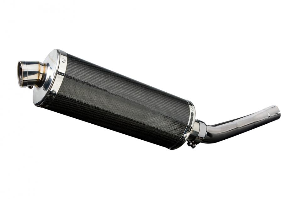 KAWASAKI Z750 2004-2006 Echappement Silencieux 350mm Ovale Carbone