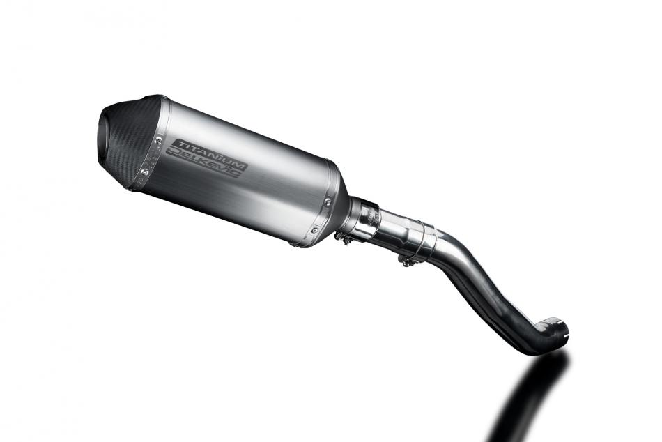 Kawasaki Z750 2004-2006 Echappement KIT-Silencieux 260mm X-Ovale Titane