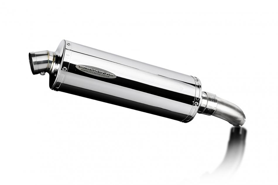 Triumph Tiger Sport 800 2024-2026 Echappement KIT-Silencieux 350mm Ovale Inox