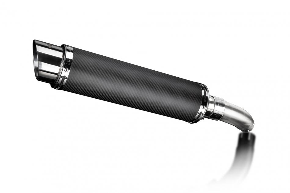 Triumph Tiger Sport 800 2024-2026 Echappement KIT-Silencieux 350mm Rond Carbone