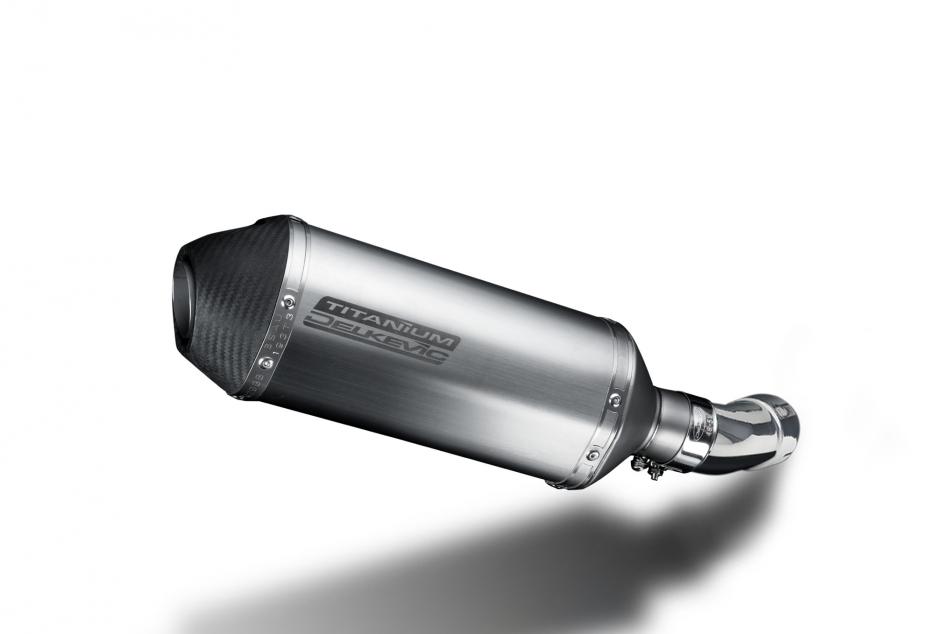 SUZUKI SV400 SV650 2003-2015 Echappement Silencieux 260mm X-Ovale Titane
