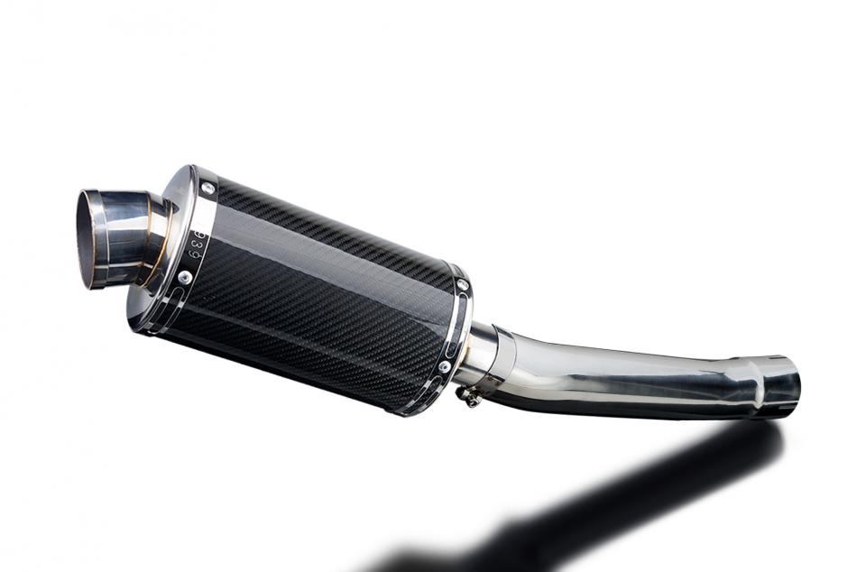 YAMAHA YZF-R6 YZFR6 2003-2005 Echappement Silencieux 225mm Ovale Carbone PISTE