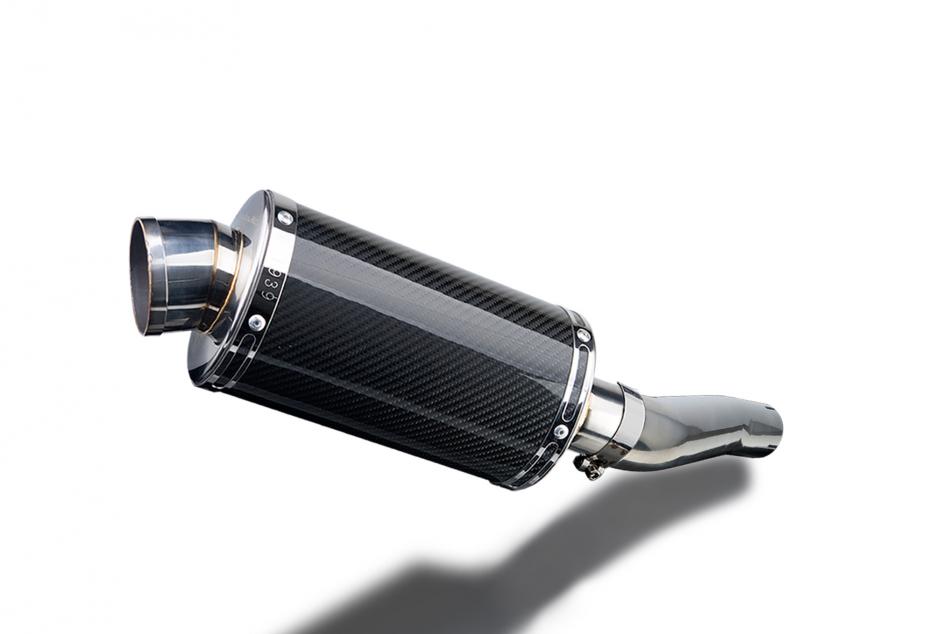 HONDA CB500 CB500SPORT 1994-2003 Echappement Silencieux 225mm Ovale CarbonePISTE