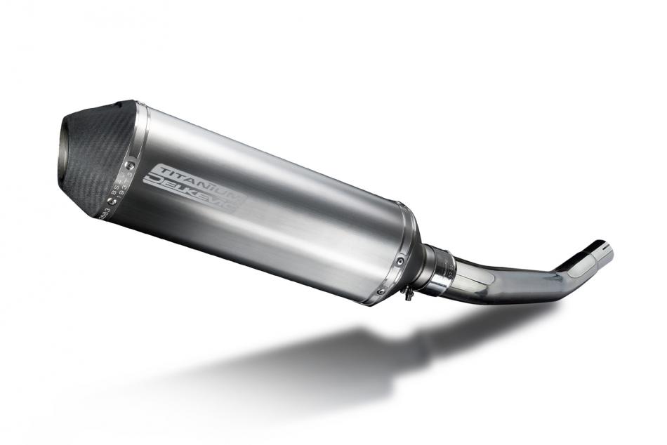 Kawasaki ZX6R Ninja 636 03-06 Echappement KIT-Silencieux 343mm X-Ovale Titane