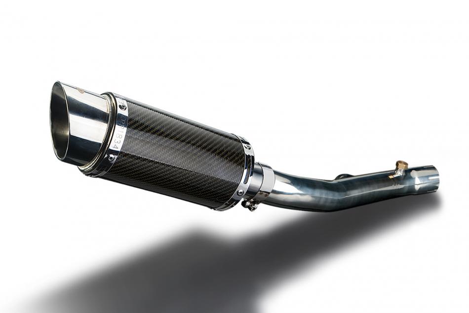 HONDA CBR600F/SPORT 01-07 Echappement Silencieux 200mm Rond Carbone PISTE