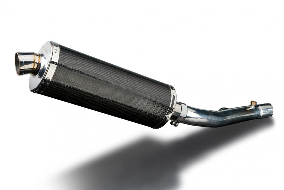 HONDA CBR600F SPORT 2001-2007 Echappement Silencieux 350mm Ovale Carbone