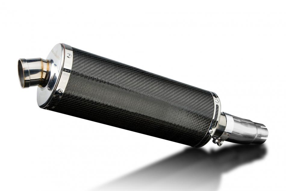 KAWASAKI NINJA 250R 2008-2013 Echappement Silencieux 350mm Ovale Carbone