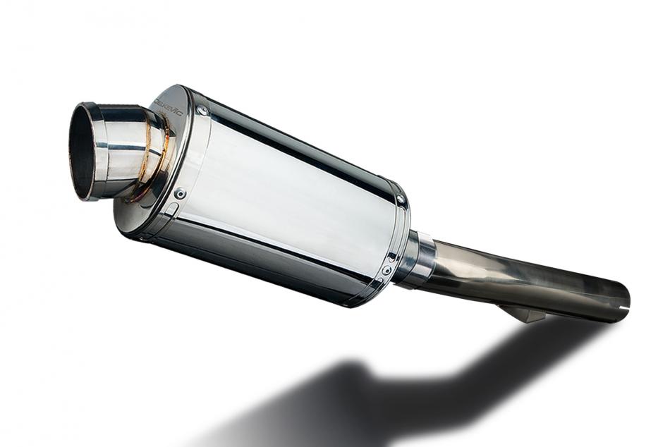 HONDA CBR600F 1999-2000 Echappement Silencieux 225mm Ovale Inox PISTE