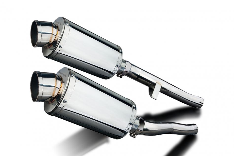 SUZUKI GSX1400 2001-2004 Echappement Silencieux 225mm Ovale Inox PISTE