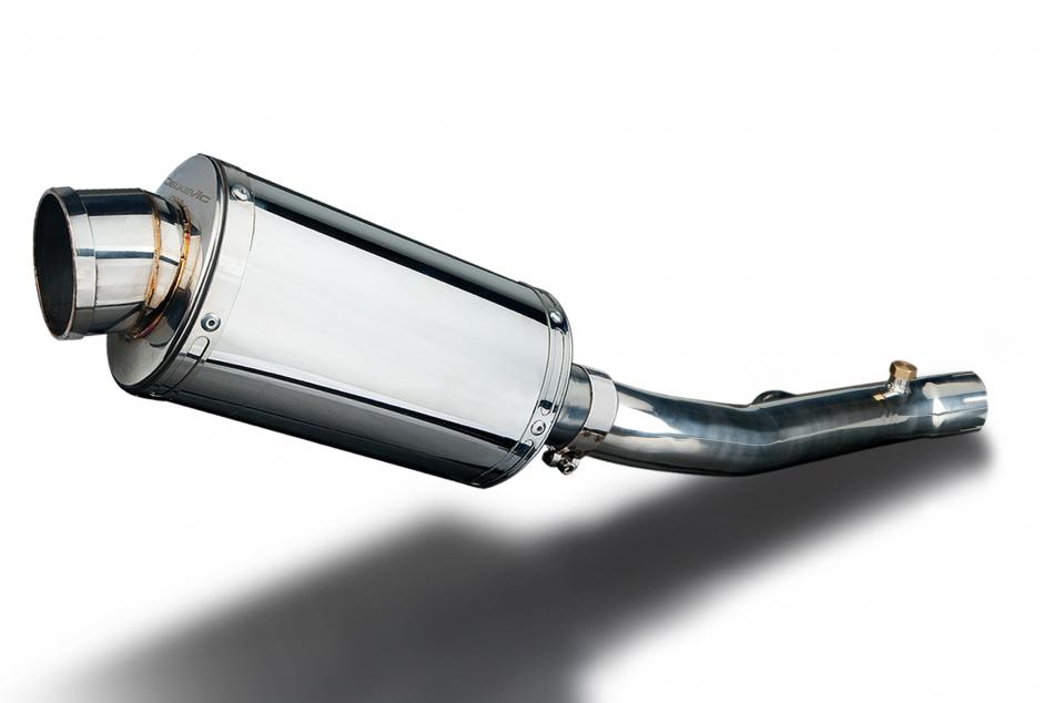 HONDA CBR600F SPORT 2001-2007 Echappement Silencieux 225mm Ovale Inox PISTE