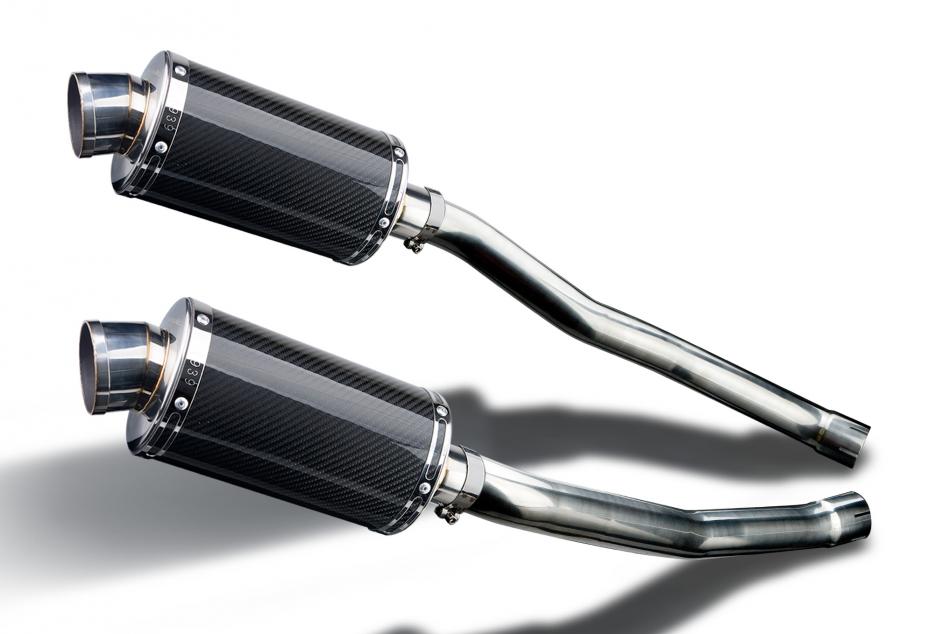 KAWASAKI ZZR1400 ZX1400 NINJA 2008-11 Echappement Pot 225mm Ovale Carbone PISTE