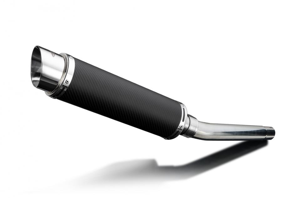 Suzuki GSXR1000 K5-K6 2005-2006 Echappement KIT-Silencieux 350mm Rond Carbone