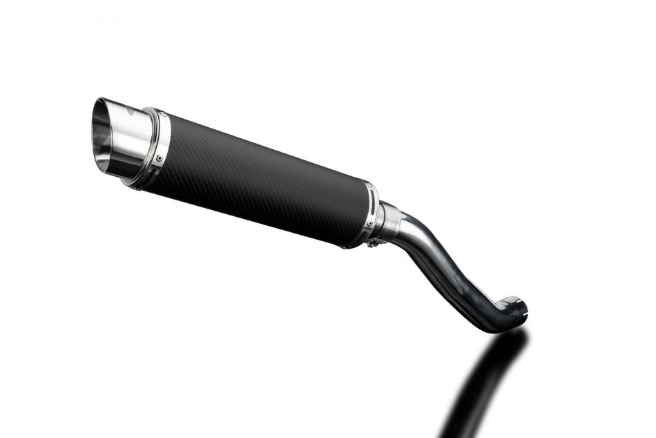 KAWASAKI Z750 2004-2006 Echappement Silencieux 350mm Rond Carbone