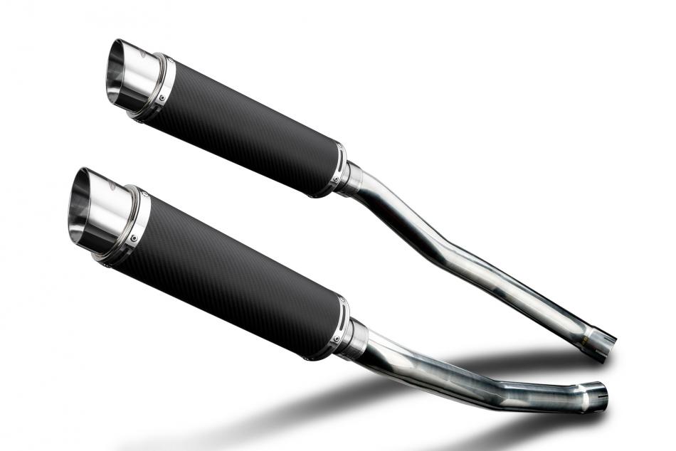 KAWASAKI ZZR1400 NINJA 2008-2011 Echappement Silencieux 350mm Rond Carbone