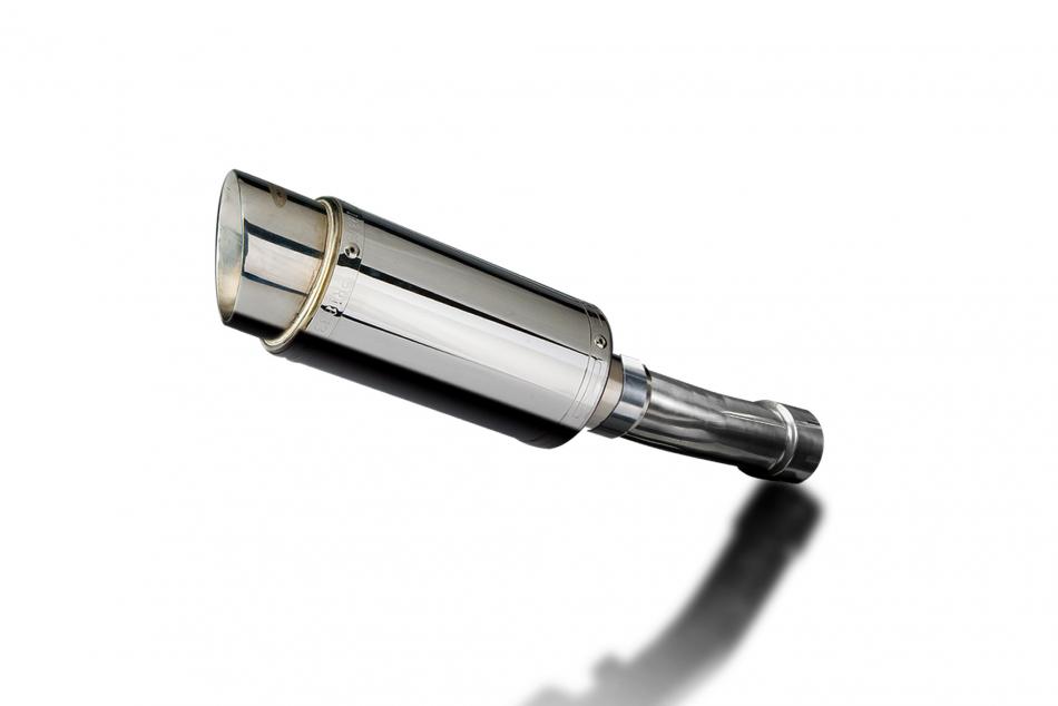 KAWASAKI ER5 1996-2007 Echappement Silencieux 200mm Rond Inox PISTE