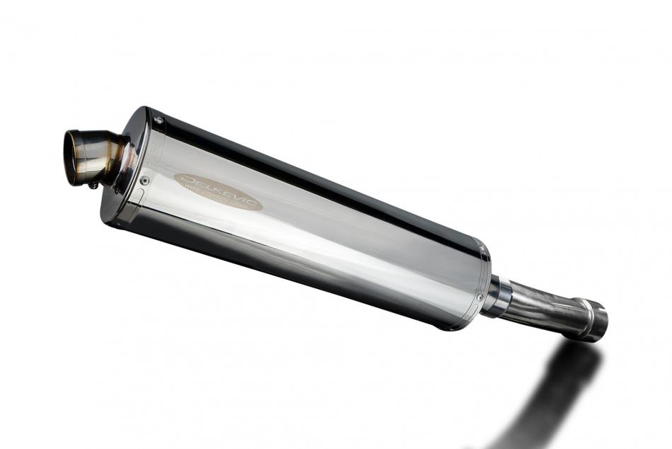 KAWASAKI ER5 1996-2007 Echappement Silencieux 450mm Ovale Inox