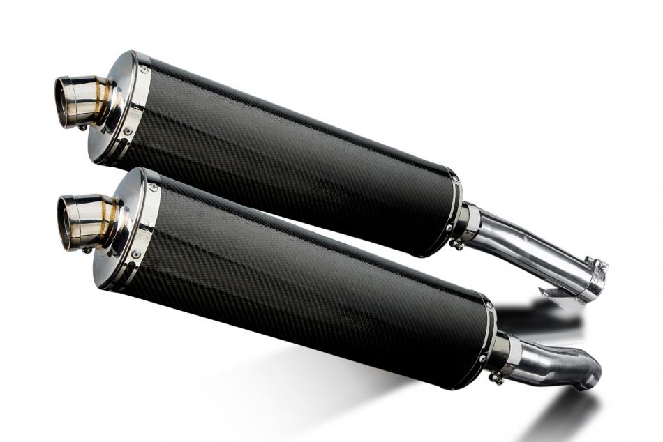 KAWASAKI Z1000SX ABS 2010-2019 Echappement Silencieux 450mm Ovale Carbone