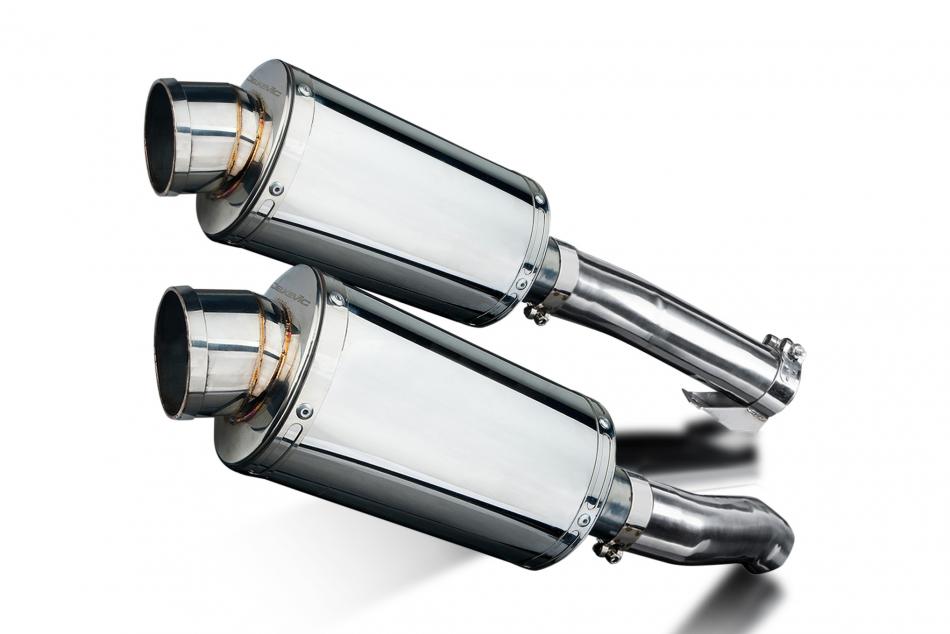 KAWASAKI Z1000SX ABS 2010-2019 Echappement Silencieux 225mm Ovale Inox PISTE