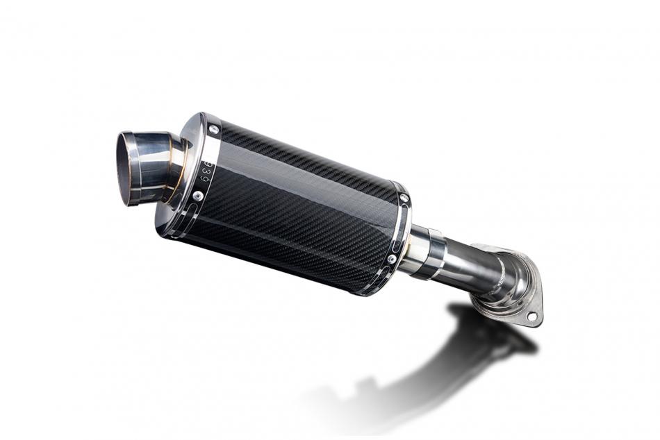 HONDA VFR750 1990-1993 Echappement Silencieux 225mm Ovale Carbone PISTE