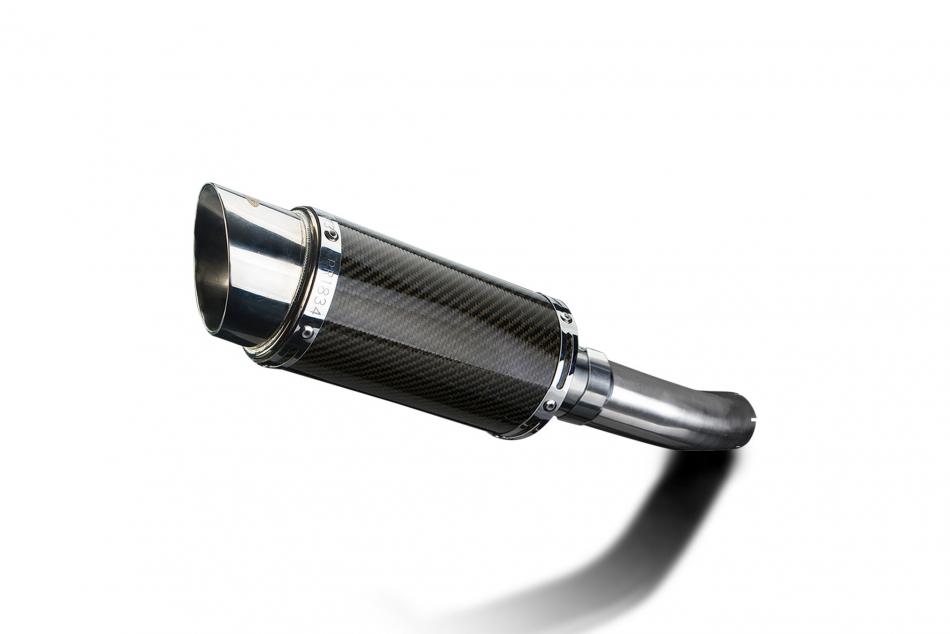 SUZUKI GSX-S750 GSR750 2011-2019 Echappement Silencieux 200mm Rond Carbone PISTE