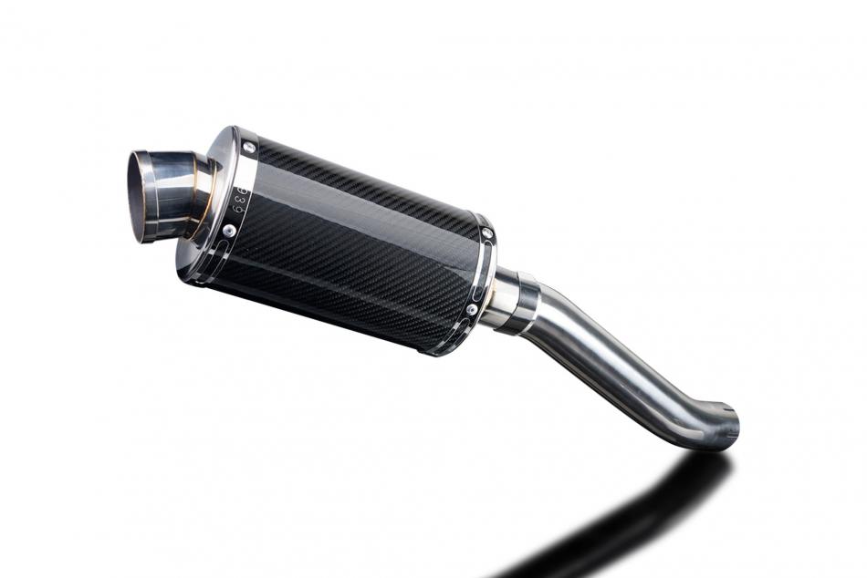 KAWASAKI ZX10R Ninja 2004-2005 Echappement Silencieux 225mm Ovale Carbone PISTE