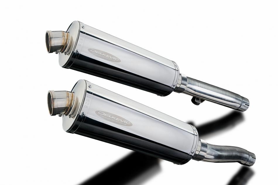 TRIUMPH TRIDENT SPRINT 900 95-97 Echappement Silencieux 350mm Ovale Inox