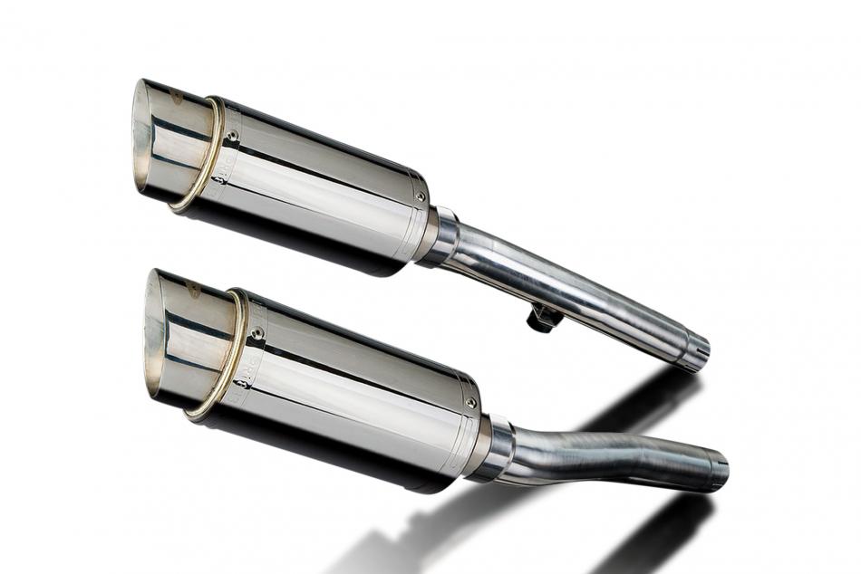 TRIUMPH Trident 750/900 1991-1993 Echappement Silencieux 200mm Rond Inox PISTE