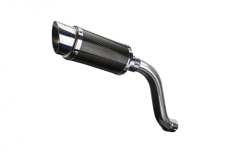 SUZUKI SV650 98-02 Echappement Haut Silencieux 200mm Rond Carbone PISTE