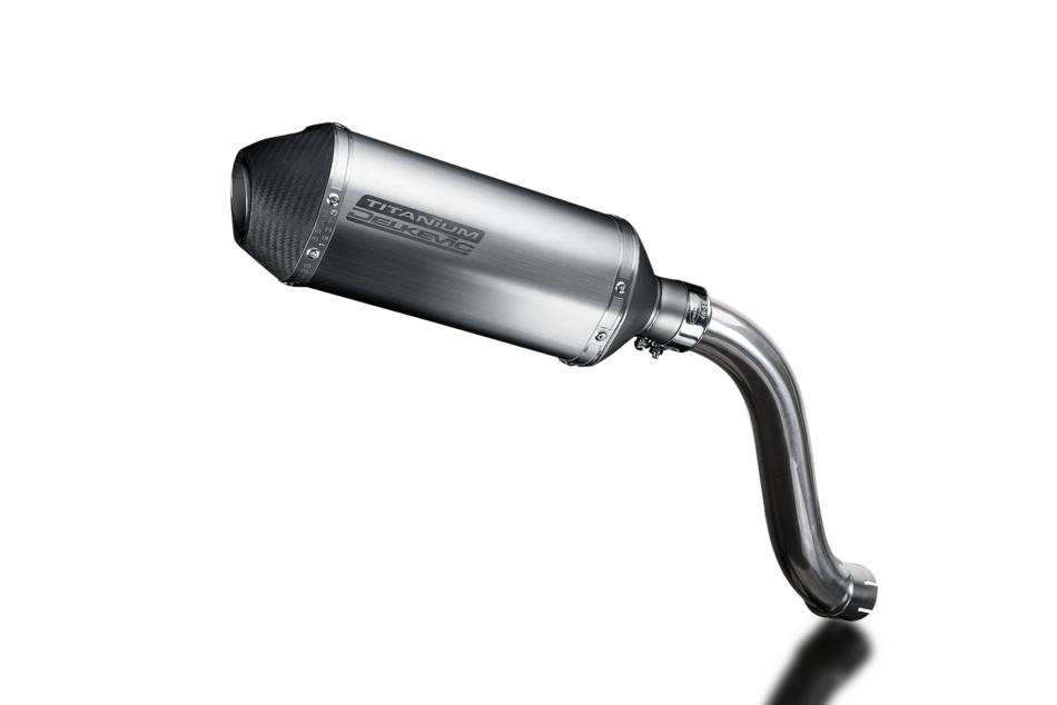 SUZUKI SV650 1998-2002 Echappement HAUT: Silencieux 260mm X-Ovale Titane