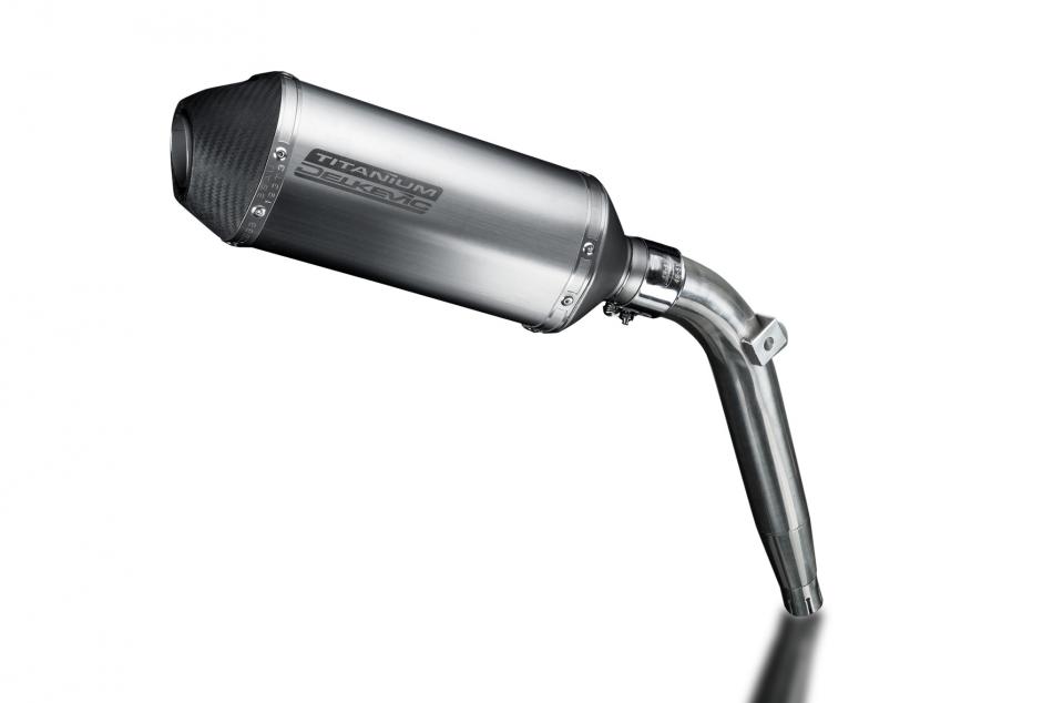 Honda XL125V Varadero 2001-2014 Echappement KIT-Silencieux 260mm X-Ovale Titane