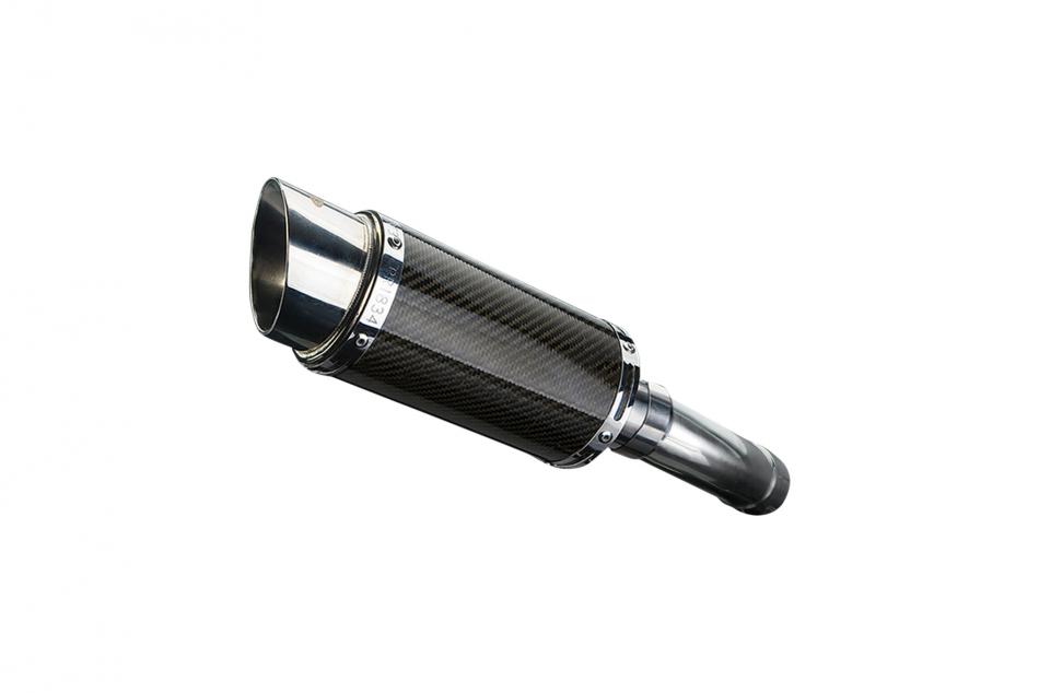 YAMAHA FAZER 8 2010-2015 Echappement Silencieux 200mm Rond Carbone PISTE