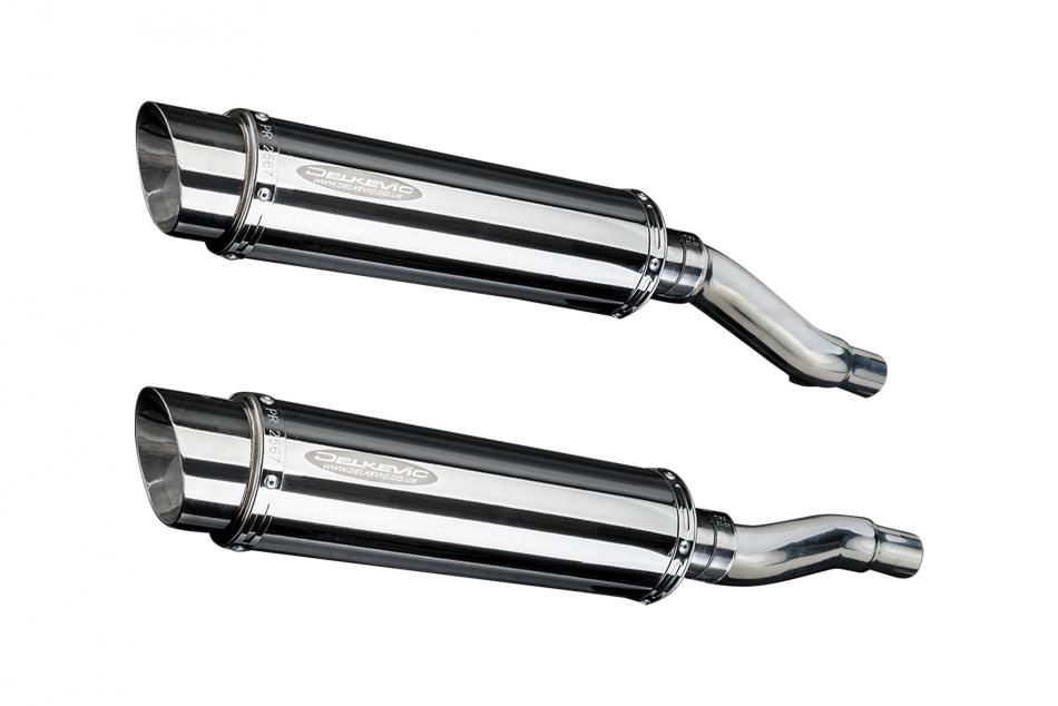 KAWASAKI GPZ500S GPZ400S 1987-2007 Echappement Silencieux 350mm Rond Inox