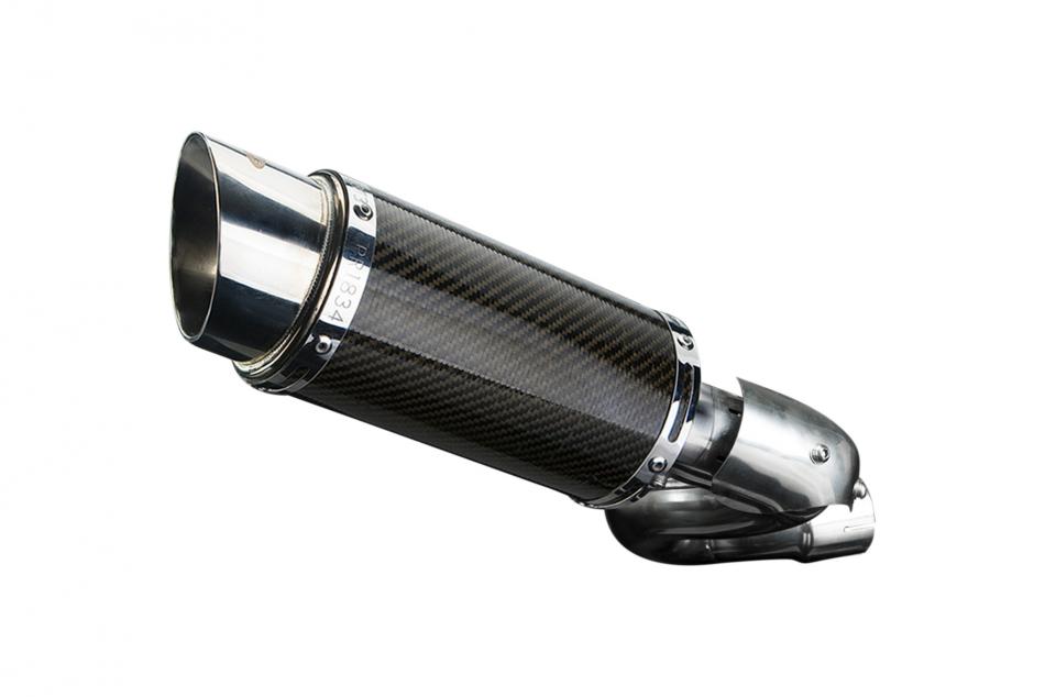 APRILIA TUONO V4 R 2011-2014 Echappement Silencieux 200mm Rond Carbone PISTE